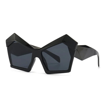 Luxury Brand Designer Punk Big Frame Glasses Men Shades UV400