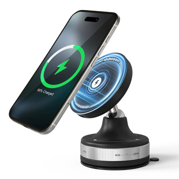 Magnetic Wireless Charger Car Phone Holder Air