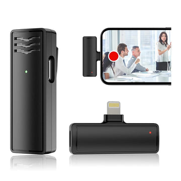 Wireless Lavalier Mini Microphone For iPhone 14 Pro Max 13 12 11