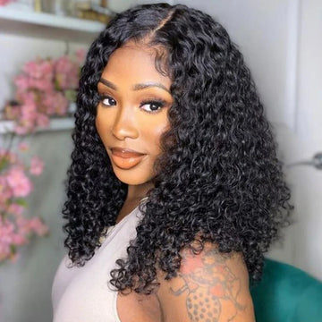 Lace Front Curly 5x5 Glueless Closure Wig 250% For Women