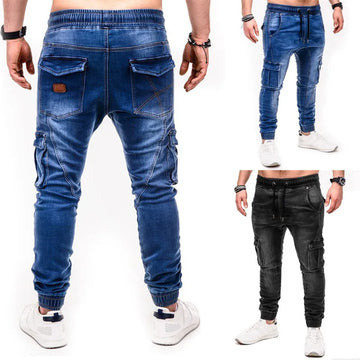Men Jeans Fashion Street Style Ripped Skinny Jeans