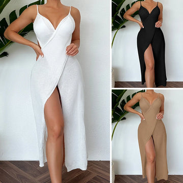Women See-Through Elegant Halter Dress